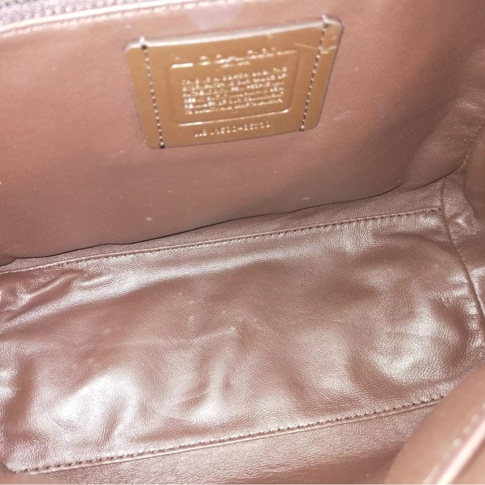 Coach Drifter Handbag with Shoulder Strap White Genuine Leather - Picture 8 of 9